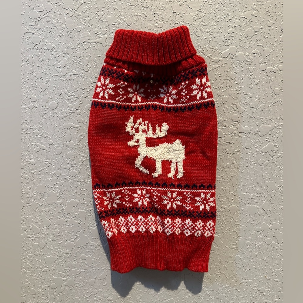 Christmas Dog Sweater - Size M